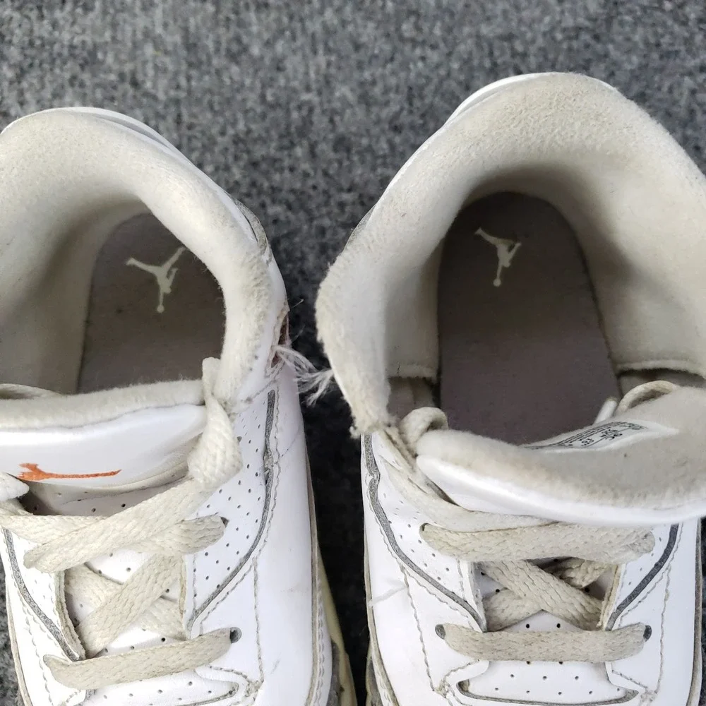Nike Air Jordan 3 Retro Shoes Georgia Peach‎ Toddler Size 9C White Sneakers